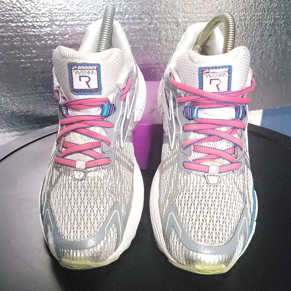 Brooks Women's Brooks Ravenna 6 Raspberry Paradise Gray Running Shoes 7.5 B - Picture 5 of 13